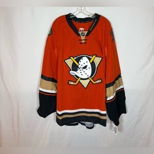 Reebok MiC Anaheim Ducks Alternate  Team Issued Goalie Style Hockey Jersey 58+